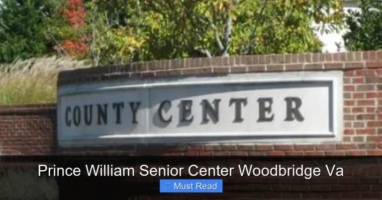 Prince William Senior Center Woodbridge Va