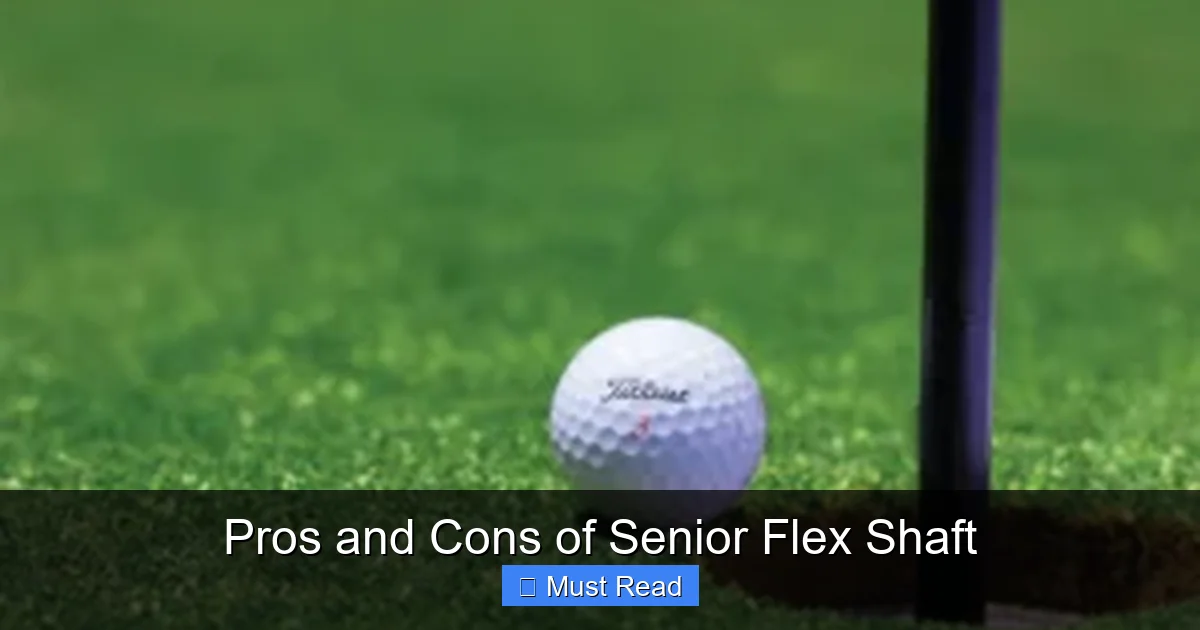 Pros and Cons of Senior Flex Shaft