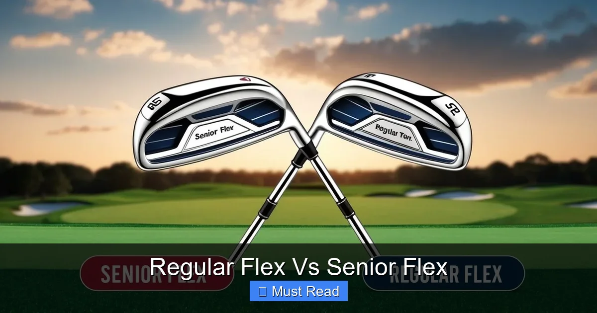 Regular Flex Vs Senior Flex