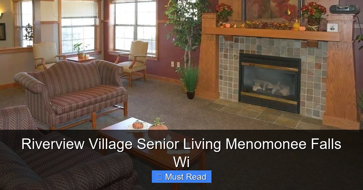 Riverview Village Senior Living Menomonee Falls Wi