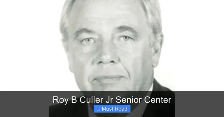 Roy B Culler Jr Senior Center