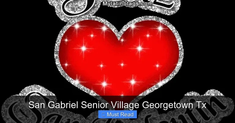 San Gabriel Senior Village Georgetown Tx