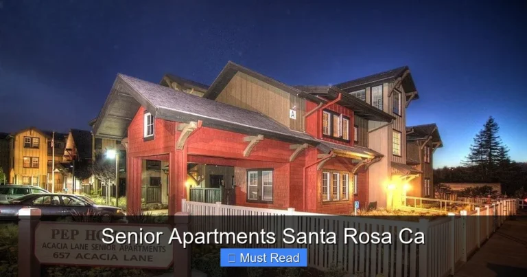 Senior Apartments Santa Rosa Ca