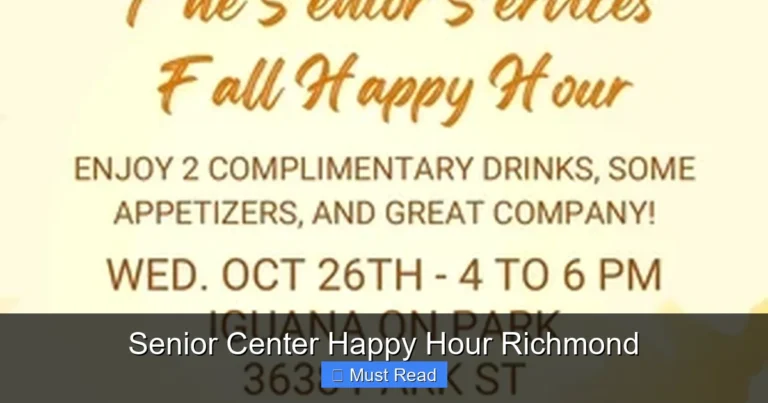Senior Center Happy Hour Richmond