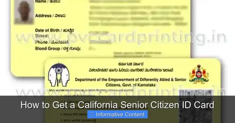 How to Get a California Senior Citizen ID Card