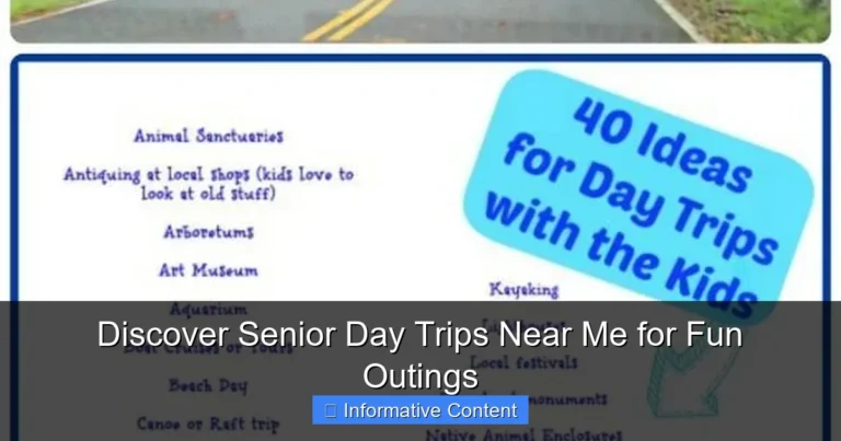 Discover Senior Day Trips Near Me for Fun Outings