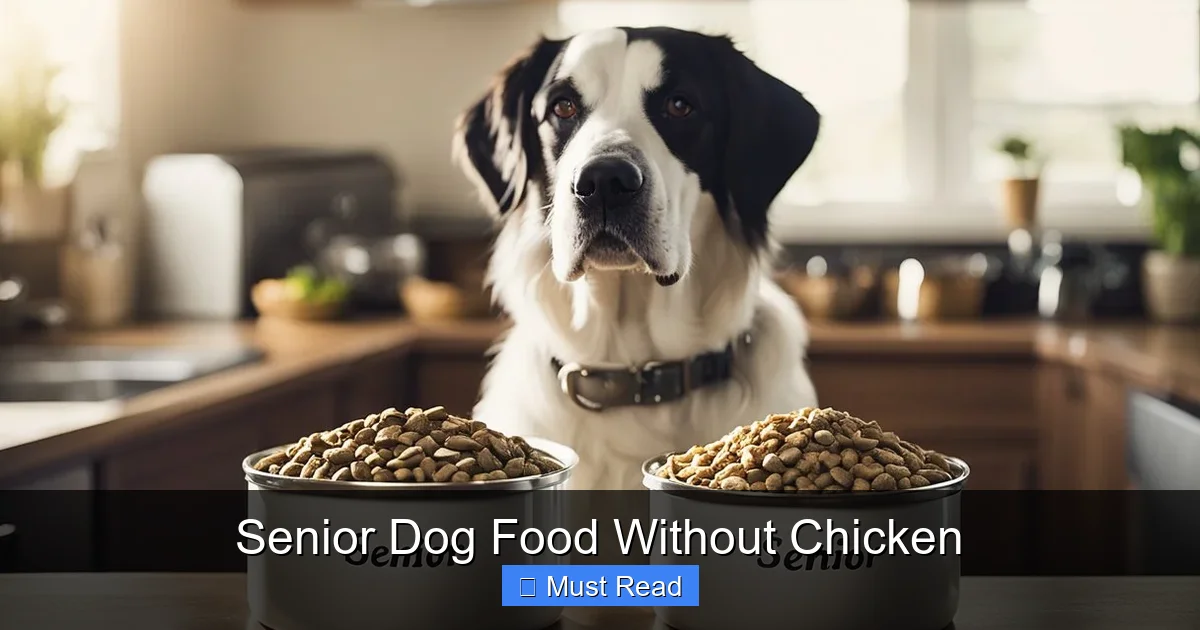 Senior Dog Food Without Chicken