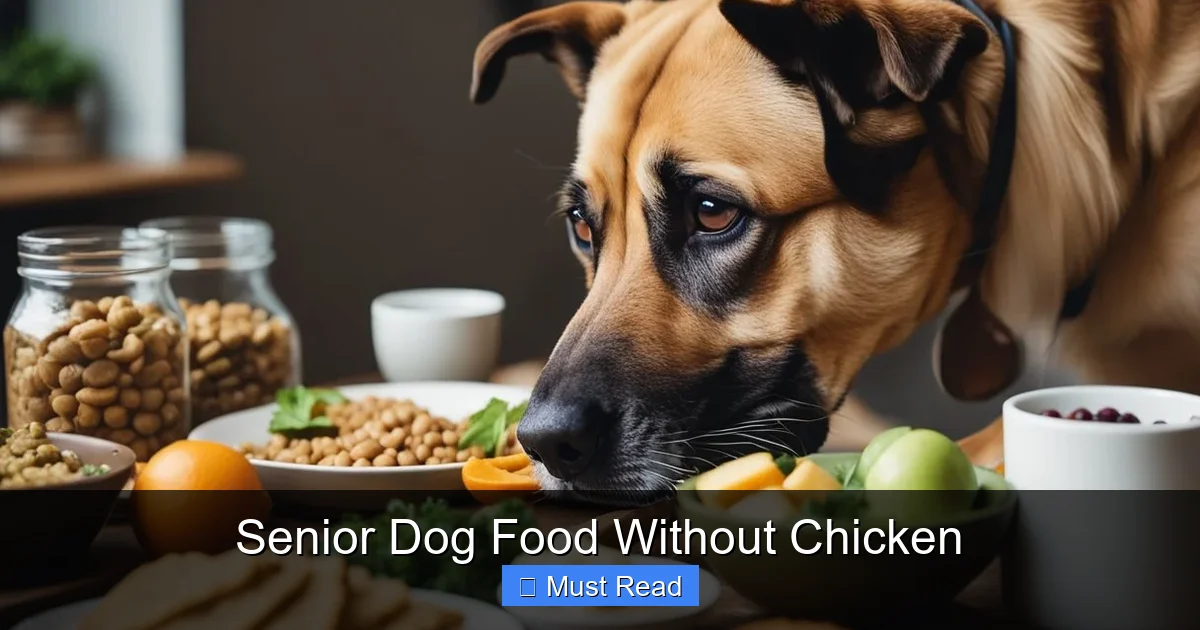 Senior Dog Food Without Chicken