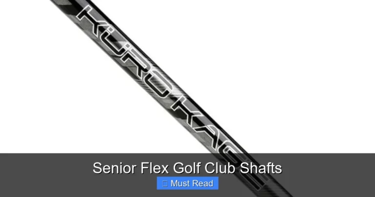 Senior Flex Golf Club Shafts