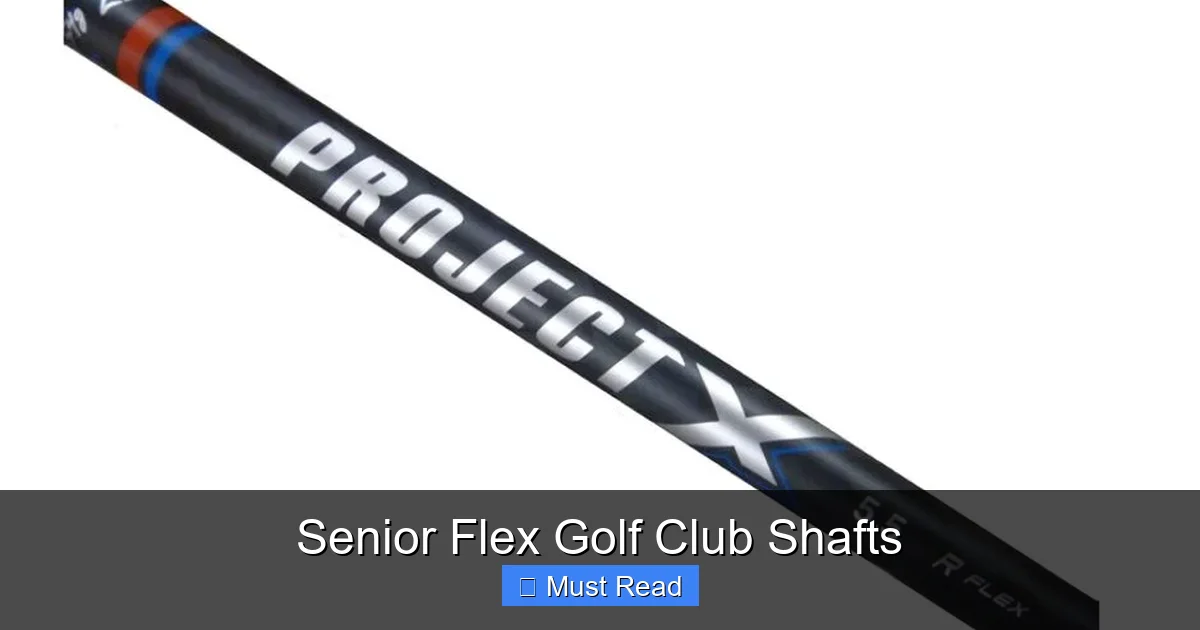Senior Flex Golf Club Shafts