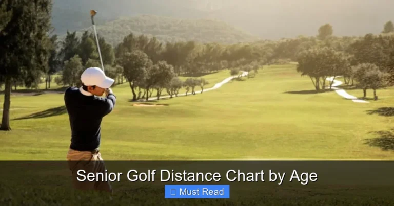 Senior Golf Distance Chart by Age