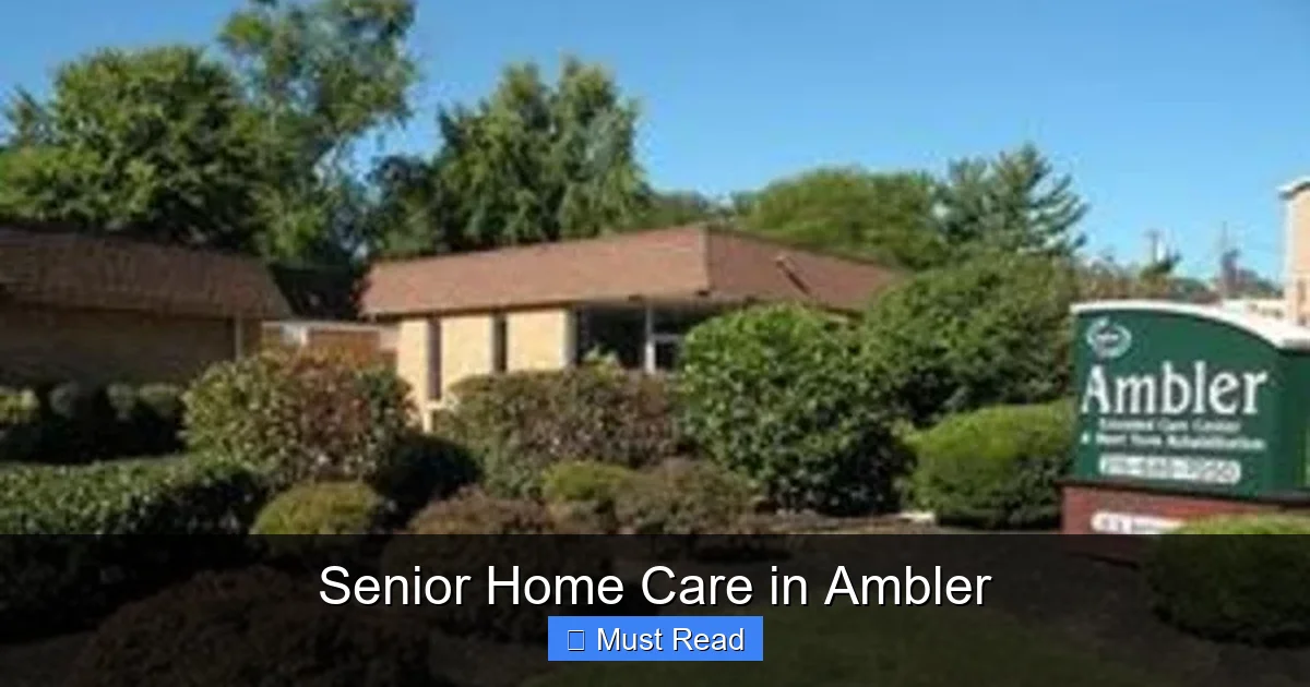 Senior Home Care in Ambler