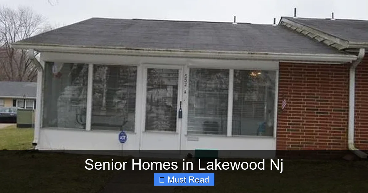 Senior Homes in Lakewood Nj