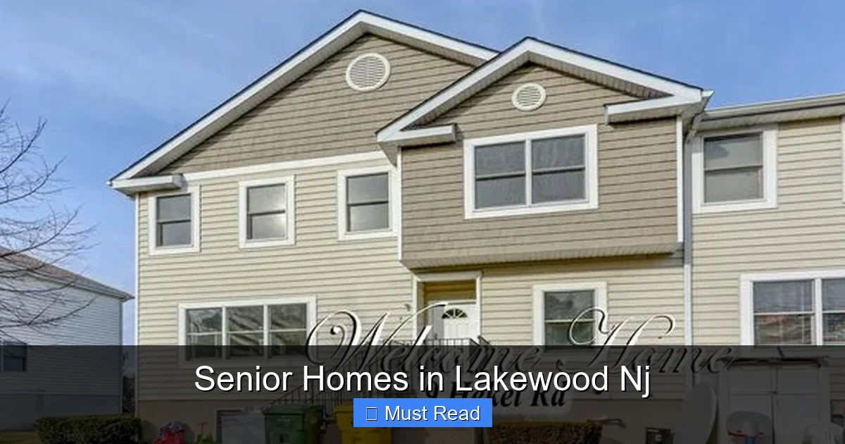 Senior Homes in Lakewood Nj