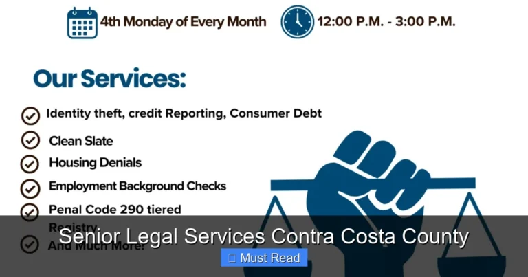 Senior Legal Services Contra Costa County