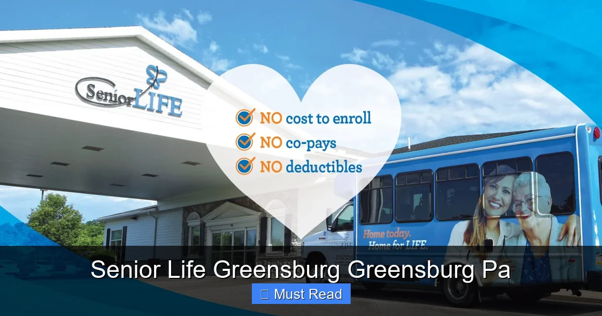 Senior Life Greensburg Greensburg Pa