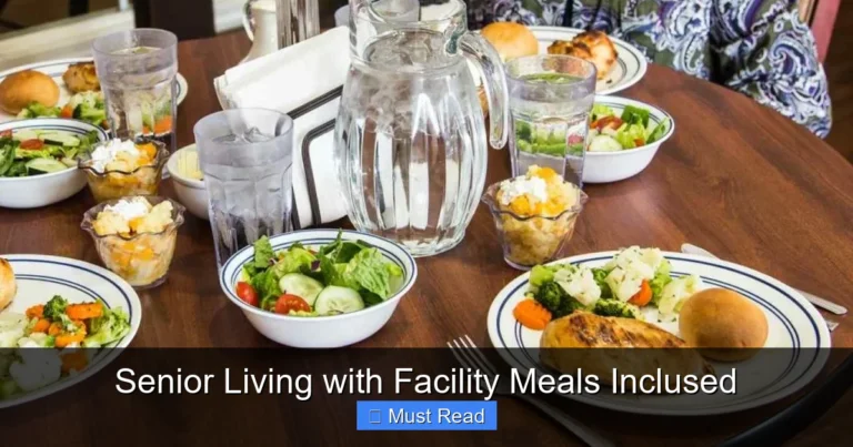 Senior Living with Facility Meals Inclused
