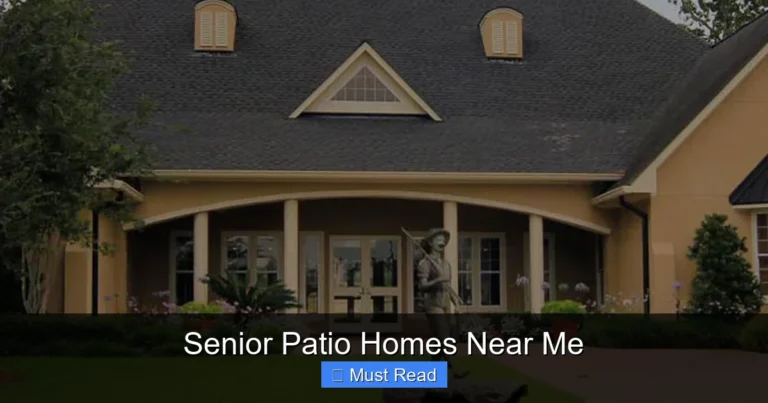 Senior Patio Homes Near Me