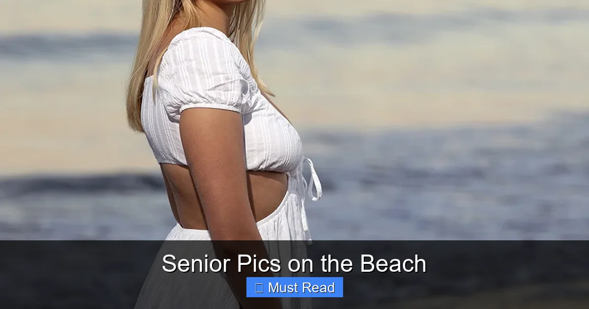 Senior Pics on the Beach