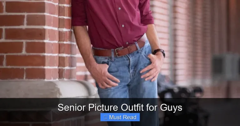 Senior Picture Outfit for Guys