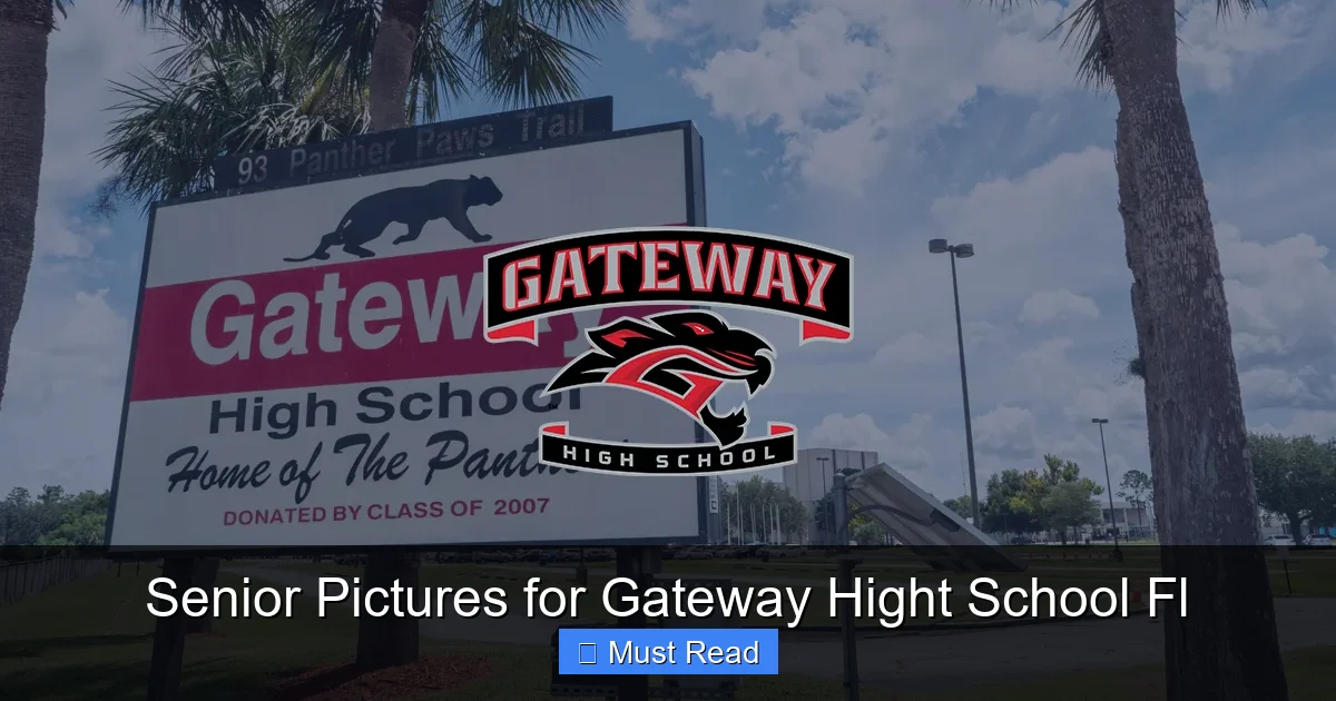 Senior Pictures for Gateway Hight School Fl