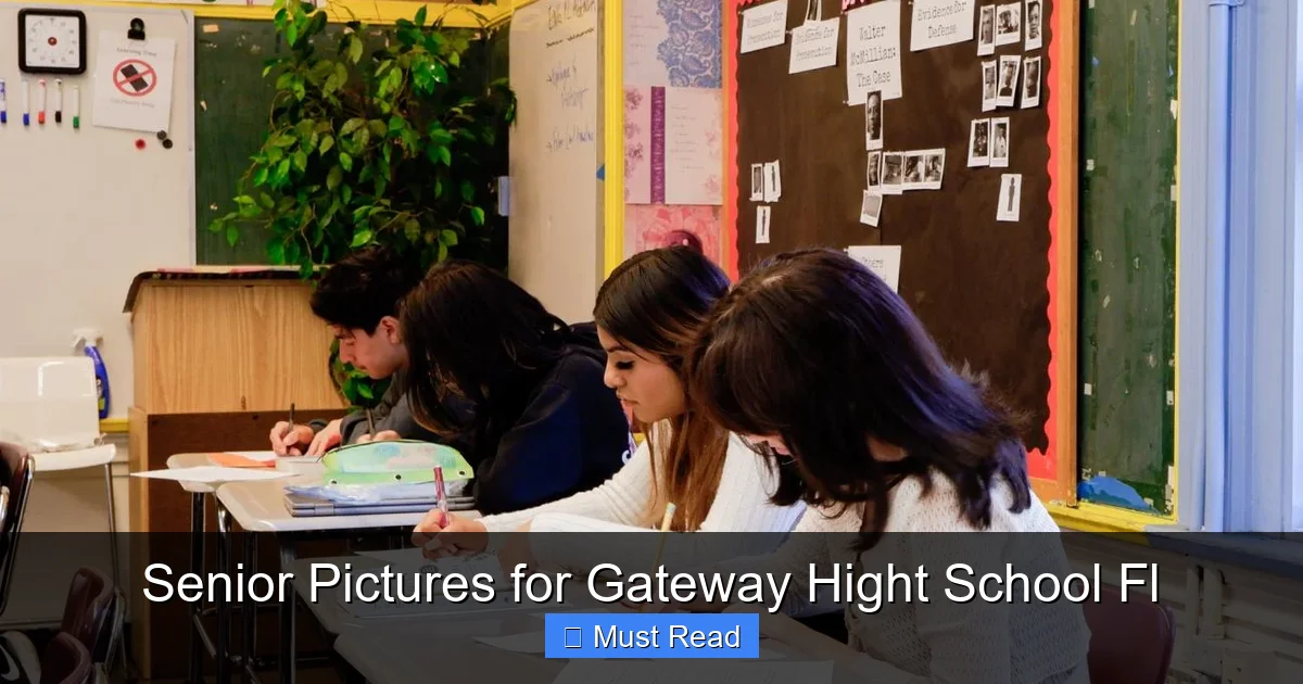 Senior Pictures for Gateway Hight School Fl
