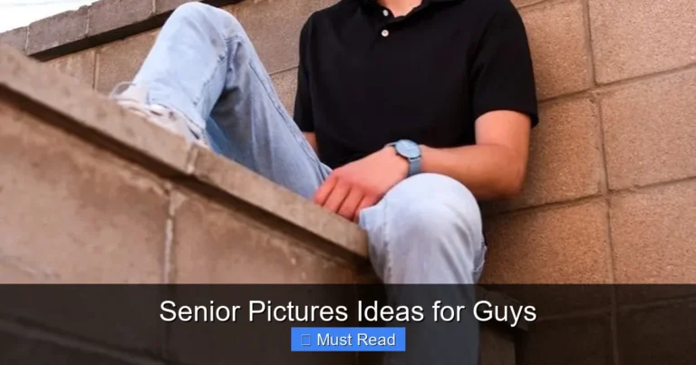 Senior Pictures Ideas for Guys