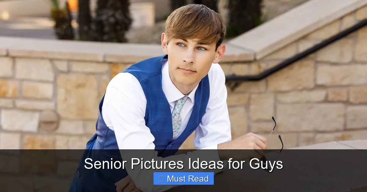 Senior Pictures Ideas for Guys