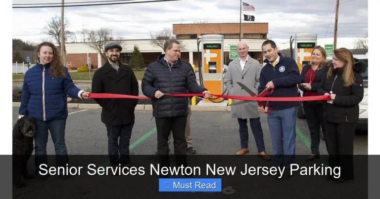 Senior Services Newton New Jersey Parking