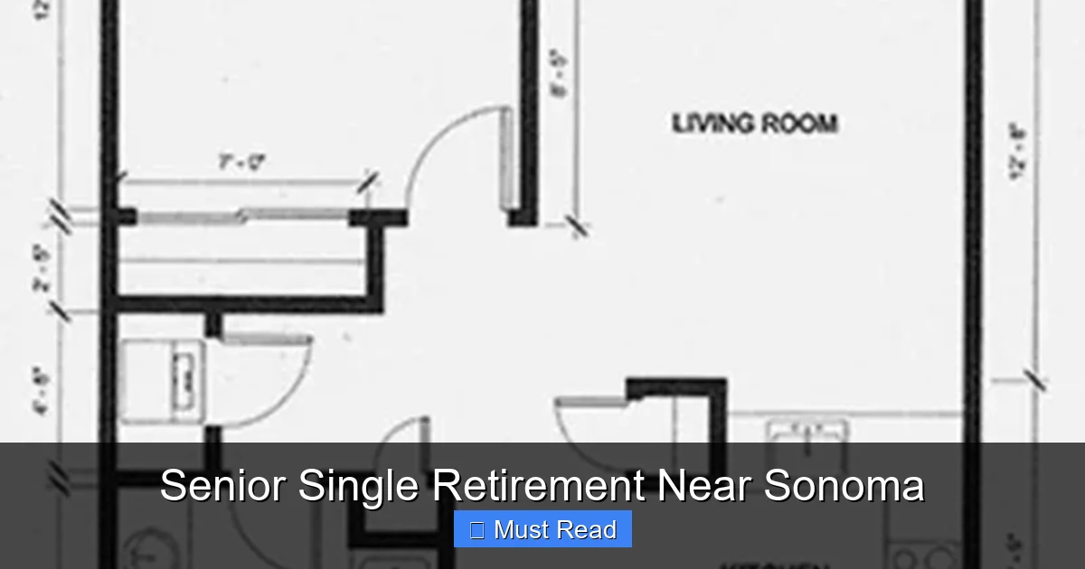 Senior Single Retirement Near Sonoma