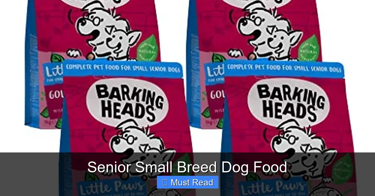 Senior Small Breed Dog Food
