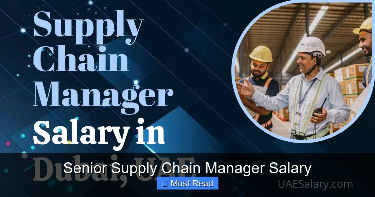 Senior Supply Chain Manager Salary