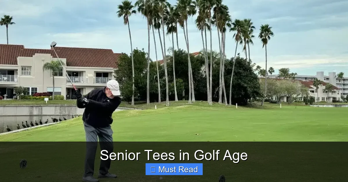 Senior Tees in Golf Age