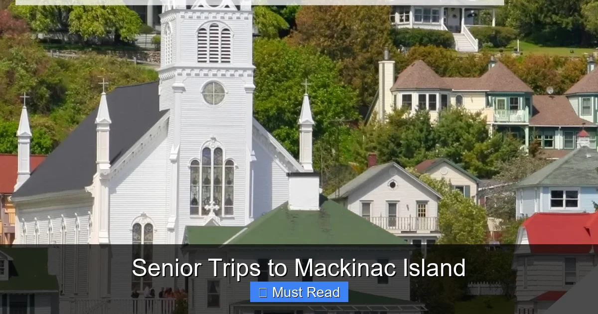 Senior Trips to Mackinac Island