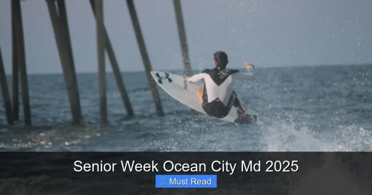 Senior Week Ocean City Md 2025