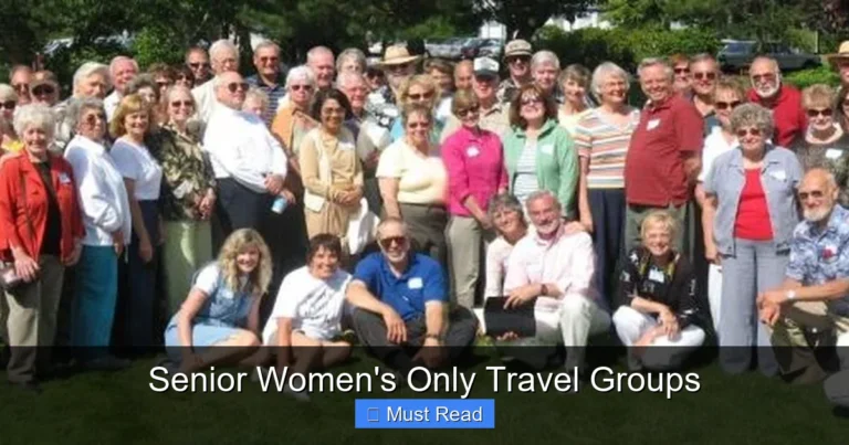 Senior Women's Only Travel Groups