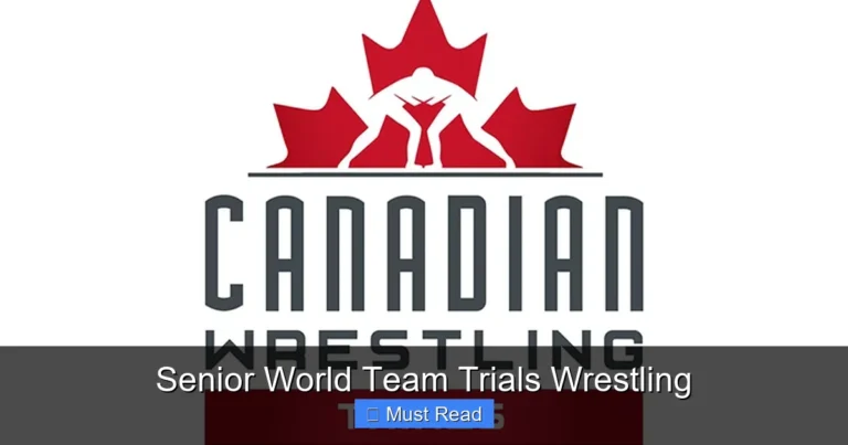 Senior World Team Trials Wrestling