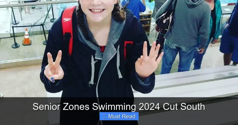 Senior Zones Swimming 2024 Cut South