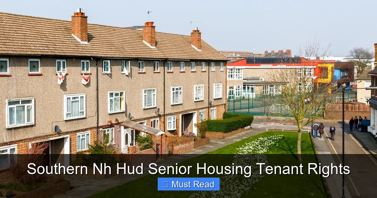 Southern Nh Hud Senior Housing Tenant Rights