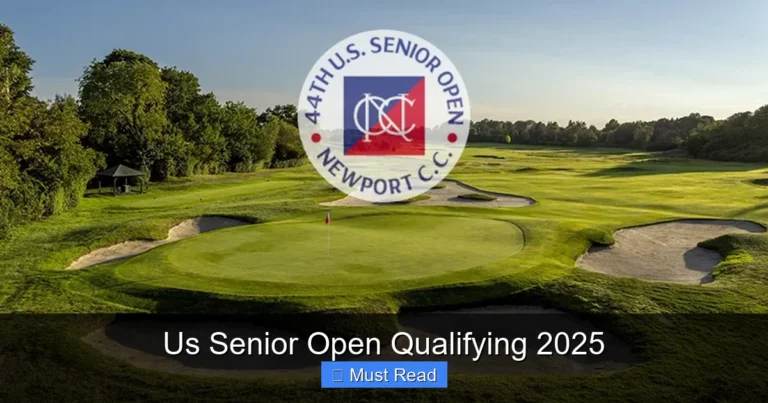 Us Senior Open Qualifying 2025