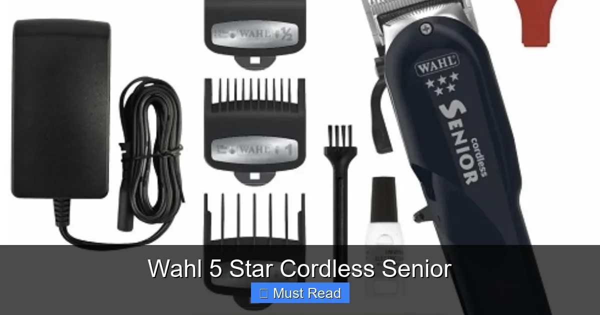 Wahl 5 Star Cordless Senior