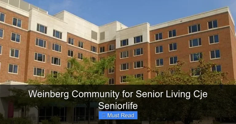 Weinberg Community for Senior Living Cje Seniorlife
