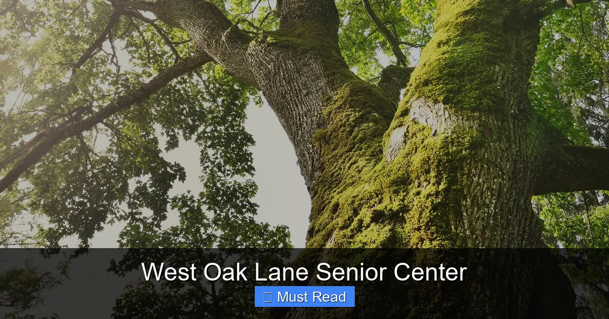 West Oak Lane Senior Center