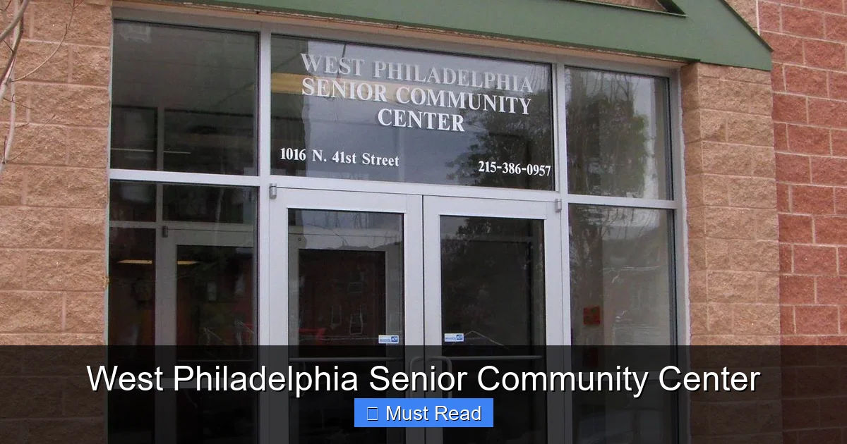 West Philadelphia Senior Community Center