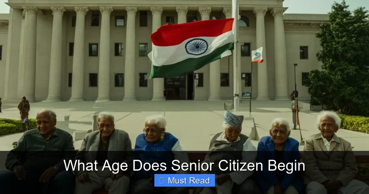 What Age Does Senior Citizen Begin