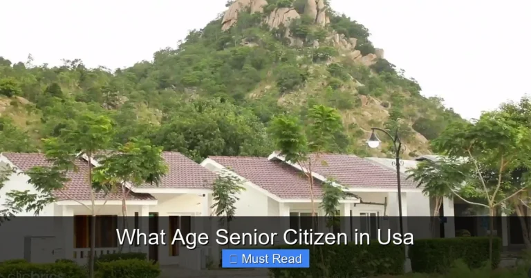 What Age Senior Citizen in Usa