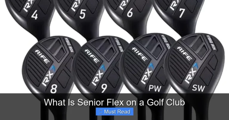 What Is Senior Flex on a Golf Club