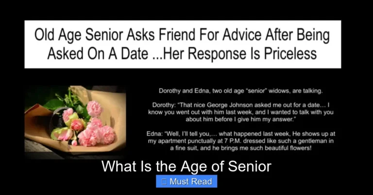 What Is the Age of Senior