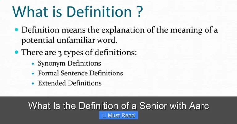 What Is the Definition of a Senior with Aarc