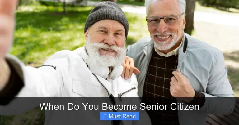 When Do You Become Senior Citizen